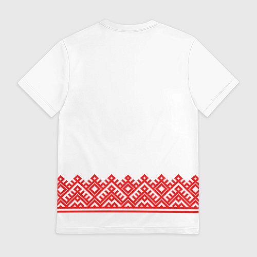 Мужская футболка Славянская вышиванка с узорами и оберегом / 3D-принт – фото 2