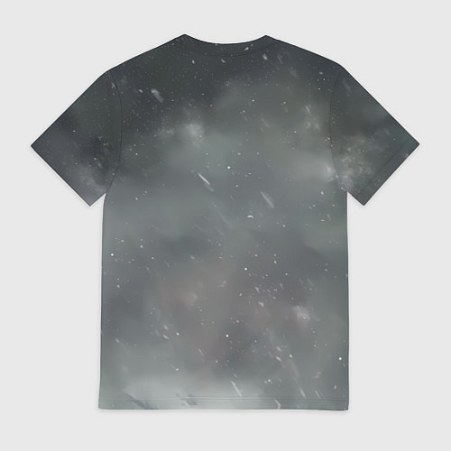 Мужская футболка Всадник в плаще на коне / 3D-принт – фото 2