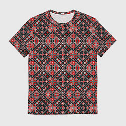 Мужская футболка Славянский стиль - орнамент