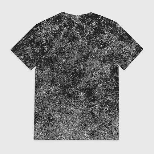 Мужская футболка Ворон в круге рун и компас вегвизир / 3D-принт – фото 2