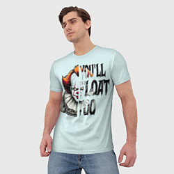 Футболка мужская Клоун Пеннивайз, цвет: 3D-принт — фото 2