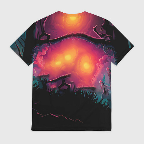 Мужская футболка Лошадь рок стиль / 3D-принт – фото 2