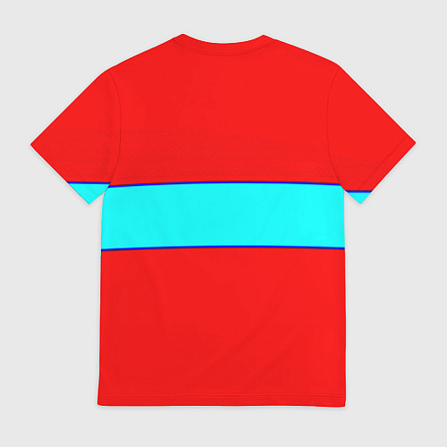 Мужская футболка Бавария Мюнхен полосы линии / 3D-принт – фото 2