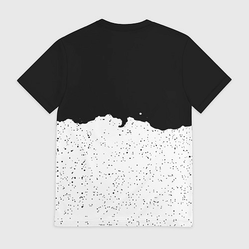 Мужская футболка Реал Мадрид лого ночь текстура / 3D-принт – фото 2