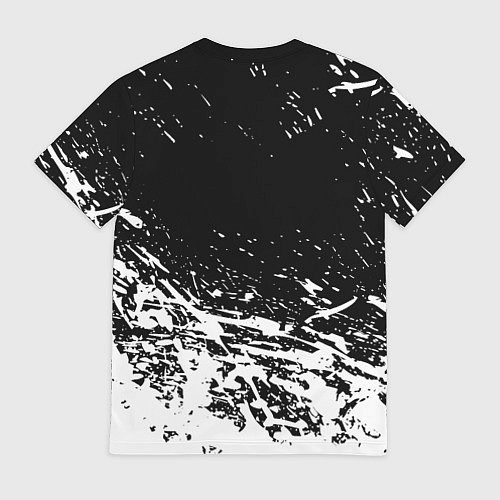 Мужская футболка Реал Мадрид краски текстура / 3D-принт – фото 2