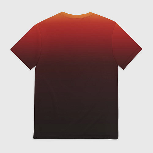 Мужская футболка Узор с конем огнем / 3D-принт – фото 2