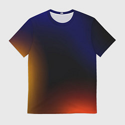 Футболка мужская Color black red blue, цвет: 3D-принт