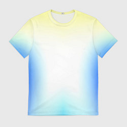 Мужская футболка Color yellow blue white