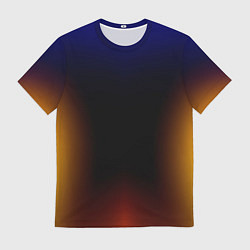 Мужская футболка Color black red blue