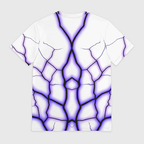 Мужская футболка Color white purple / 3D-принт – фото 2