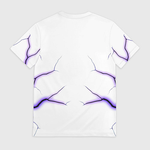 Мужская футболка Color white purple / 3D-принт – фото 2