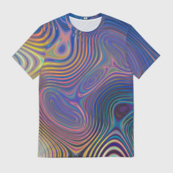 Мужская футболка Абстрактная рябь