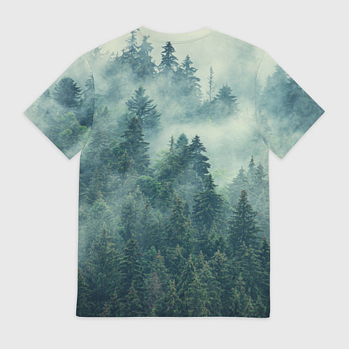 Мужская футболка Лес мой храм / 3D-принт – фото 2