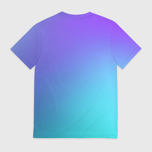 Мужская футболка Color multi-colored gradient / 3D-принт – фото 2