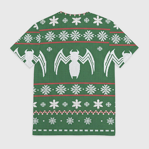 Мужская футболка Рождественский свитер Венома / 3D-принт – фото 2
