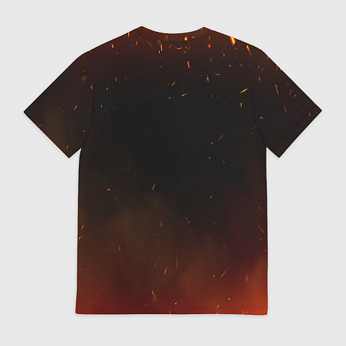 Мужская футболка Огонь а не лошадь / 3D-принт – фото 2
