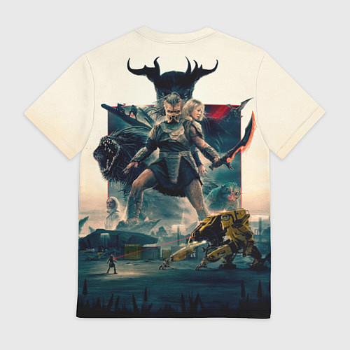 Мужская футболка Персонажи из Хищник планета смерти / 3D-принт – фото 2