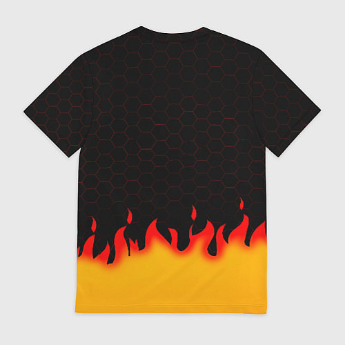 Мужская футболка Liverpool огонь спорт / 3D-принт – фото 2