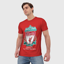 Футболка мужская Liverpool, цвет: 3D-принт — фото 2