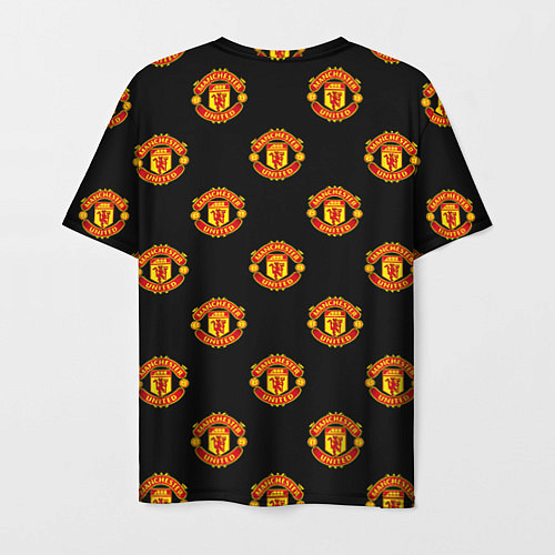 Мужская футболка Manchester United Pattern / 3D-принт – фото 2