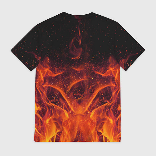 Мужская футболка AC/DC Flame / 3D-принт – фото 2