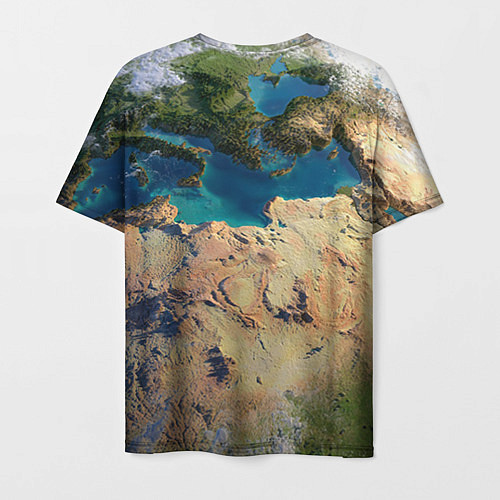 Мужская футболка Земля / 3D-принт – фото 2