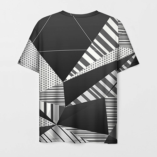 Мужская футболка Геометрия / 3D-принт – фото 2