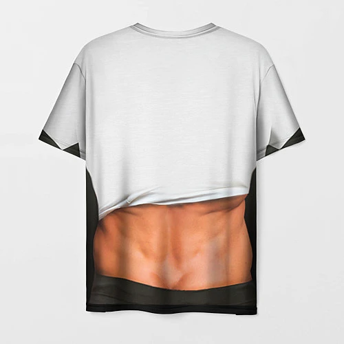 Мужская футболка Идеальное тело / 3D-принт – фото 2