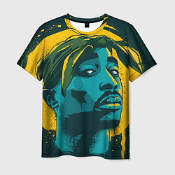 Футболка мужская 2Pac Shakur, цвет: 3D-принт