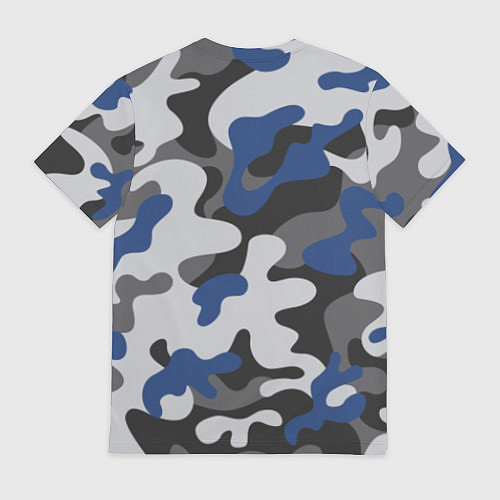 Мужская футболка Зимний камуфляж / 3D-принт – фото 2