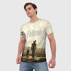 Футболка мужская Fallout City, цвет: 3D-принт — фото 2
