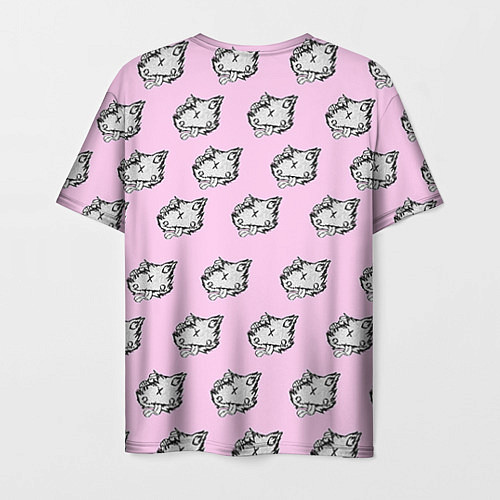 Мужская футболка Drop Dead: Meow / 3D-принт – фото 2