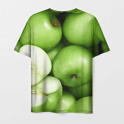 Мужская футболка Яблочная / 3D-принт – фото 2