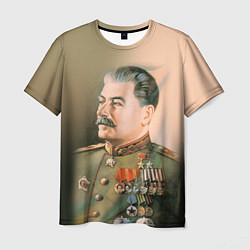 Футболка мужская Иосиф Сталин, цвет: 3D-принт