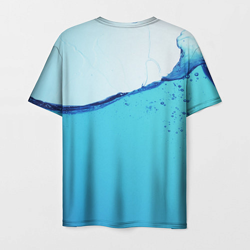 Мужская футболка Вода / 3D-принт – фото 2