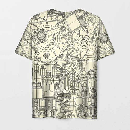Мужская футболка Лучший инженер / 3D-принт – фото 2