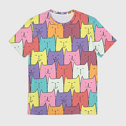 Мужская футболка Котики