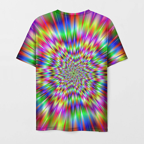 Мужская футболка Спектральная иллюзия / 3D-принт – фото 2
