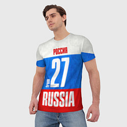 Футболка мужская Russia: from 27, цвет: 3D-принт — фото 2