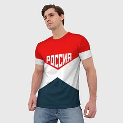 Футболка мужская Форма России, цвет: 3D-принт — фото 2