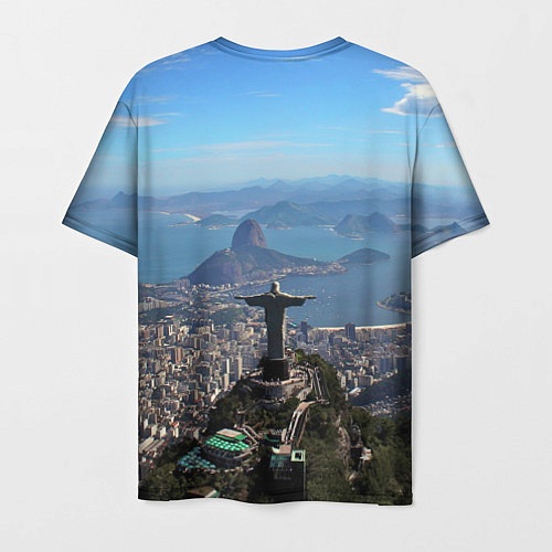 Мужская футболка Рио-де-Жанейро / 3D-принт – фото 2