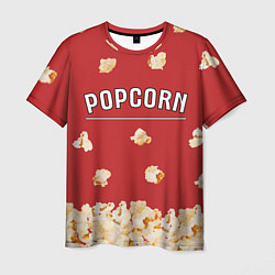 Футболка мужская Popcorn, цвет: 3D-принт