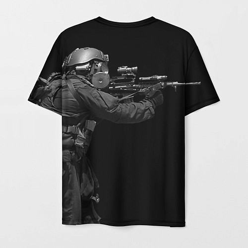 Мужская футболка Спецназ 16 / 3D-принт – фото 2