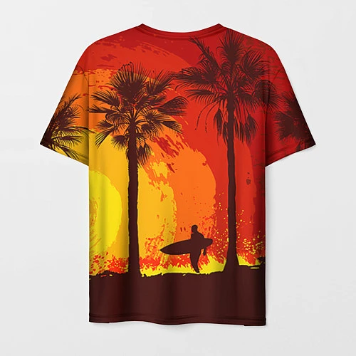 Мужская футболка Summer Surf 2 / 3D-принт – фото 2