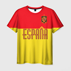 Футболка мужская Сборная Испании: Евро 2016 цвета 3D-принт — фото 1