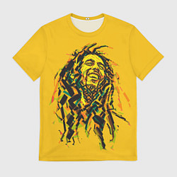 Футболка мужская Боб Марли, цвет: 3D-принт