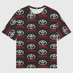 Футболка оверсайз мужская Toyota, цвет: 3D-принт
