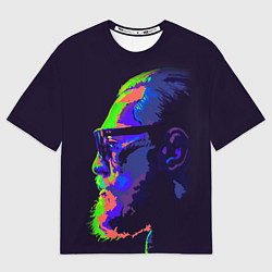 Футболка оверсайз мужская McGregor Neon, цвет: 3D-принт