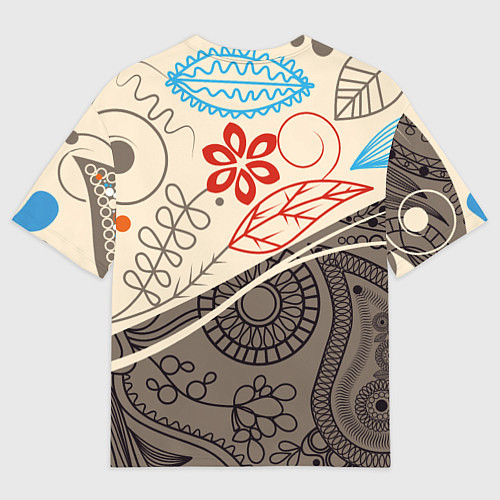 Мужская футболка оверсайз Прованс / 3D-принт – фото 2