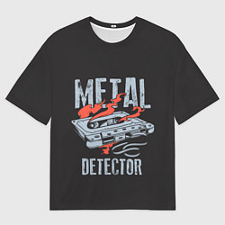 Мужская футболка оверсайз Metal Detector